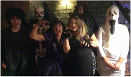 The Rhythm Collective band at the Street Inn Haloween party 31 October 2015